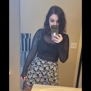 Floral Skater Skirt